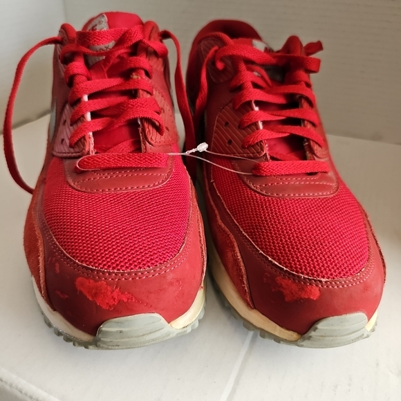 Nike Air Max 90 Essential Men's Size 12 Gym Red 537384-602 Athletic Sneakers - Picture 3 of 11